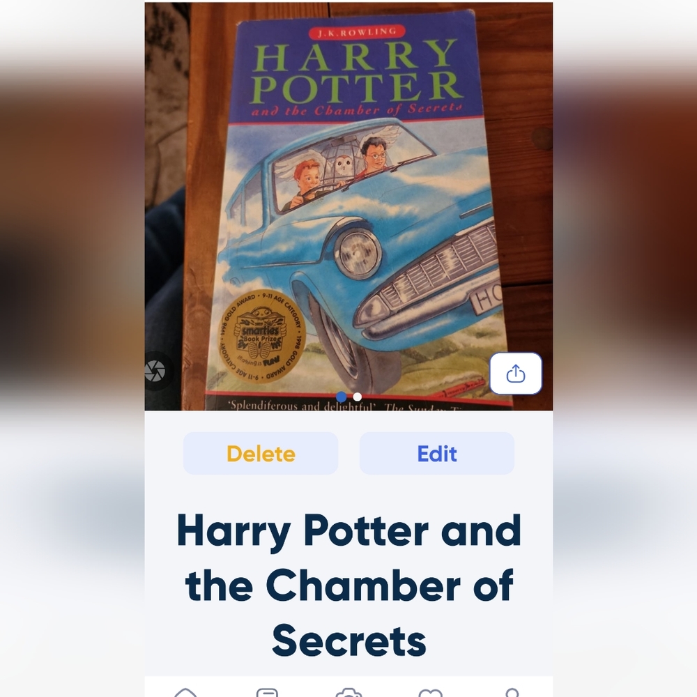 Harry Potter UK Camber of Secrets